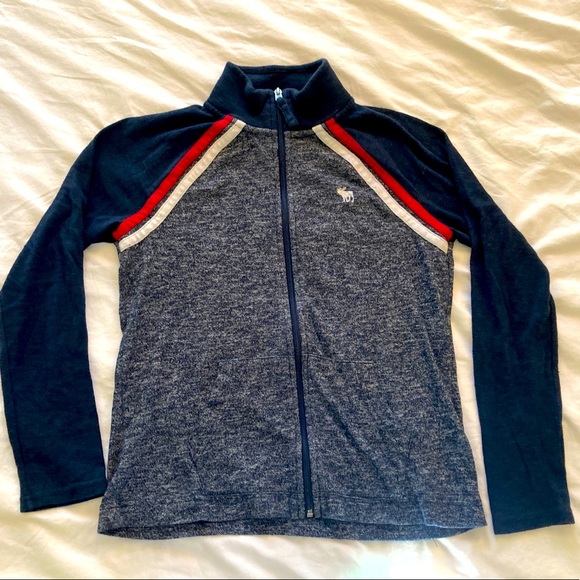 Abercrombie kids track sweatshirt Size 13/14 - Picture 1 of 4